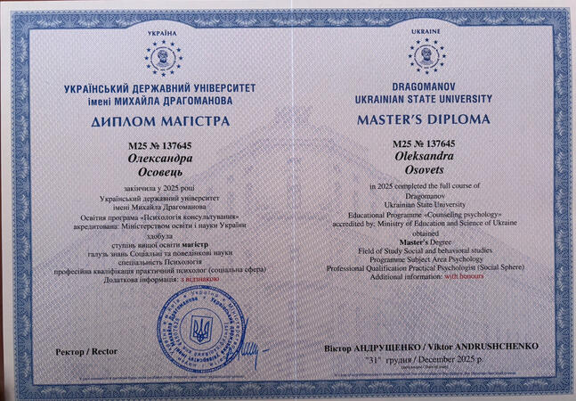 Диплом магістра Диплом магістра